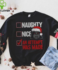 Darth Vader Star Wars Mad Engine Youth Naughty List T Shirt