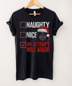 Darth Vader Star Wars Mad Engine Youth Naughty List T Shirt