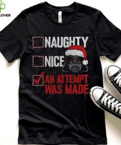 Darth Vader Star Wars Mad Engine Youth Naughty List T Shirt