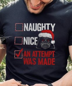 Darth Vader Star Wars Mad Engine Youth Naughty List T Shirt