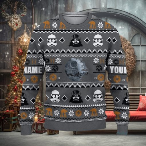 Darth Vader Stormtrooper Ugly Sweater Christmas