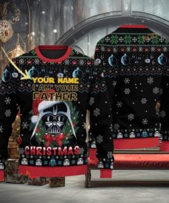 Darth Vaders I Am Your Father Star Wars Custom Ugly Knitted Christmas 3D Sweater