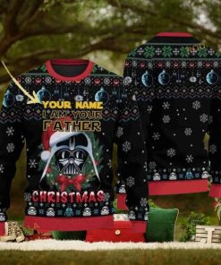 Darth Vaders I Am Your Father Star Wars Custom Ugly Knitted Christmas 3D Sweater