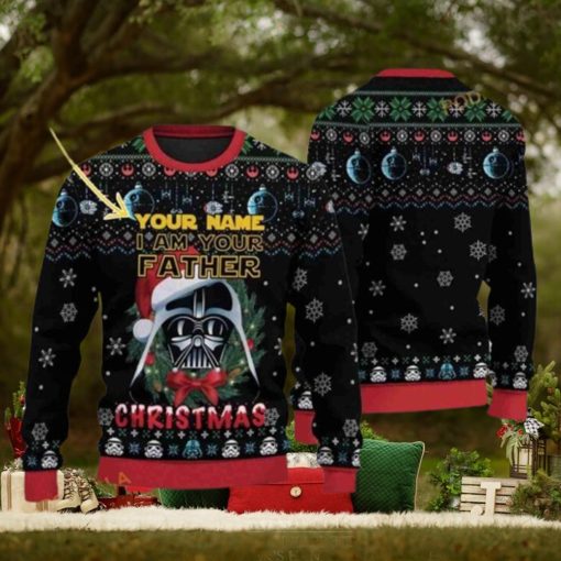 Darth Vaders I Am Your Father Star Wars Custom Ugly Knitted Christmas 3D Sweater