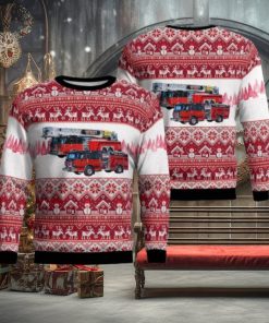 Dartmouth, Massachusetts, Dartmouth Fire District #1 Aop Ugly Sweater 3D Gift For Men And Women