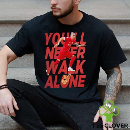 Darwin Núñez You’ll Never Walk Alone Liverpool Shirt