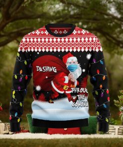 Dashing Through The Corona Ugly Christmas Sweater Gift Men Women
