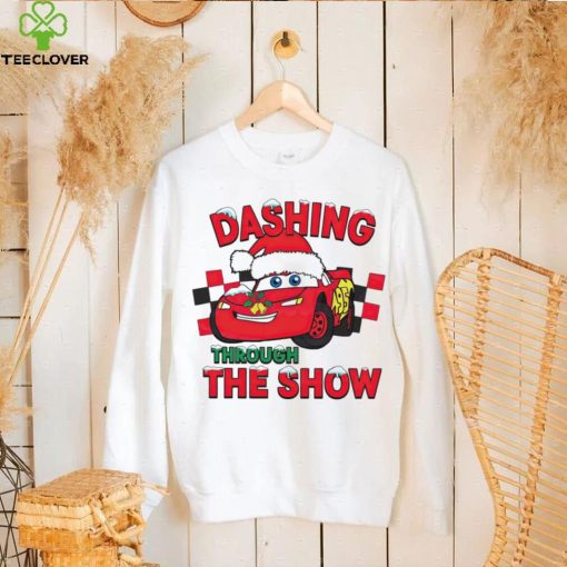 Dashing Through The Snow Lightning McQueen shirt