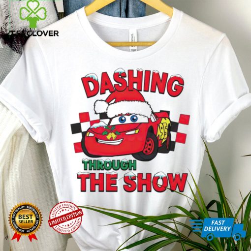 Dashing Through The Snow Lightning McQueen shirt