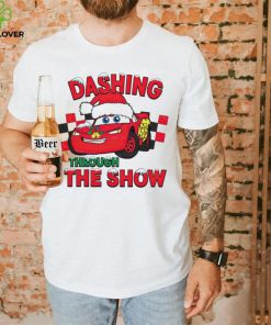 Dashing Through The Snow Lightning McQueen shirt