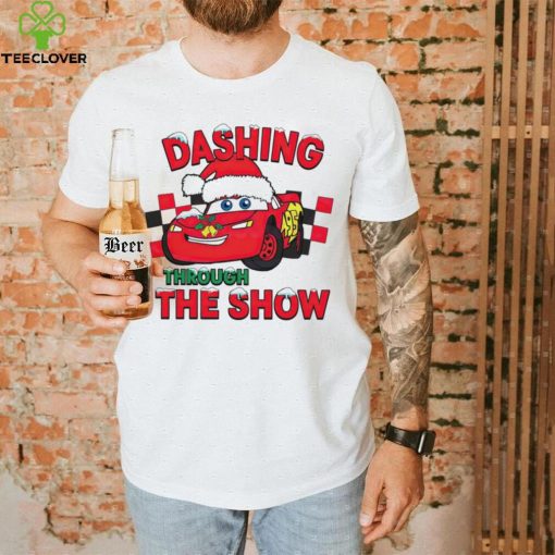 Dashing Through The Snow Lightning McQueen shirt