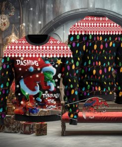 Dashing Through The Snow The Grinch Wool Holiday Sweater