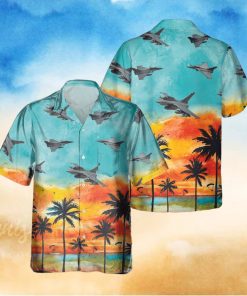 Dassault Rafale Sunset Hawaiian Shirt