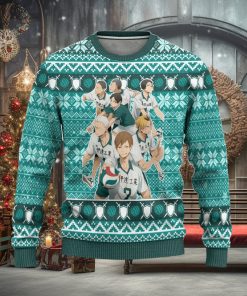 Date Tech High Haikyuu Anime Xmas Women Mens Ugly Christmas Sweater