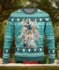 Date Tech High Haikyuu Anime Xmas Women Mens Ugly Christmas Sweater