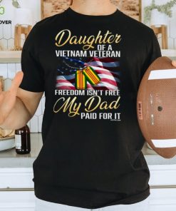 Daughter Of A Vietnam Veteran V Neck T Shirt