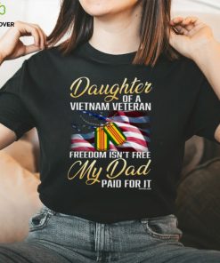 Daughter Of A Vietnam Veteran V Neck T Shirt