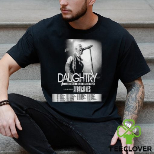 Daughtry Acoustic Bare Bones Tour 2023 USA Merch, Daughtry Bare Bones Tour Setlist 2023 Shirt, Daughtry Tour Dates 2023 With Special Guest Ayron Jones Shirt