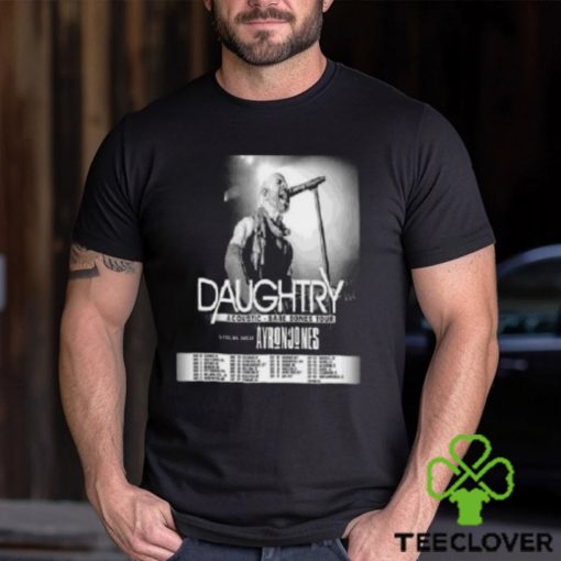 Daughtry Acoustic Bare Bones Tour 2023 USA Merch, Daughtry Bare Bones Tour Setlist 2023 Shirt, Daughtry Tour Dates 2023 With Special Guest Ayron Jones Shirt