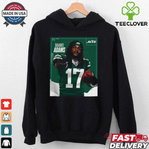 Davante Adams And New York Jets Poster t hoodie, sweater, longsleeve, shirt v-neck, t-shirt