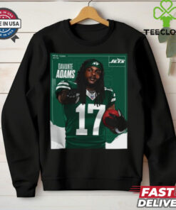 Davante Adams And New York Jets Poster t hoodie, sweater, longsleeve, shirt v-neck, t-shirt