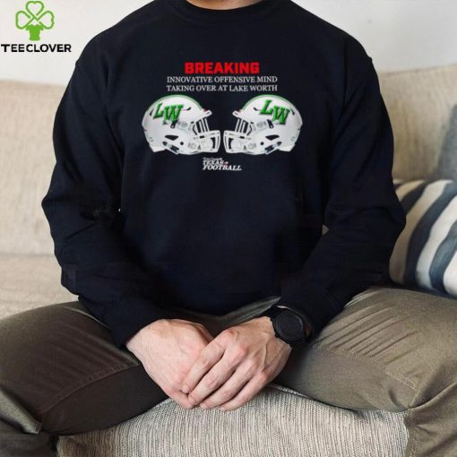 Dave Campbell’s Texas Football Lake Worth Bullfrogs helmet Breaking innovative offensive mind taking over at Lake Worth shirt