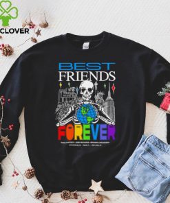 Dave Portnoy Josh Richards Brianna Chickenfry Best Friends Forever skeleton colorful shirt