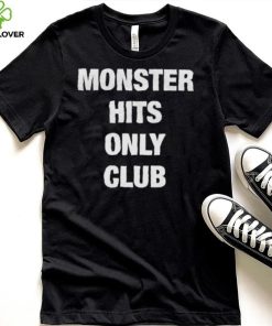 Dave Portnoy Wearing Monster Hits Only Club Shirt