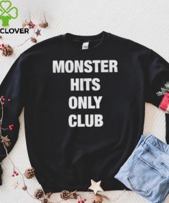 Dave Portnoy Wearing Monster Hits Only Club Shirt