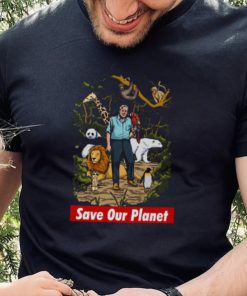 David Attenborough Save Our Planet shirt