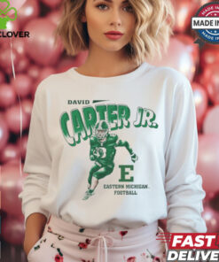 David Carter Jr. Cartoon Eastern Michigan Football t shirt