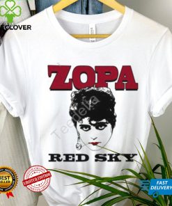 David Chase Wearing Zopa Red Sky Shirt