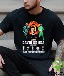 David De Gea 2011 2023 Thank You For The Memories Shirt