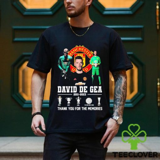 David De Gea 2011 2023 Thank You For The Memories Shirt