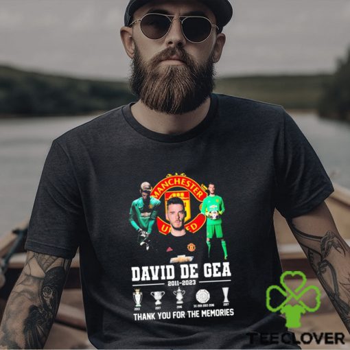David De Gea 2011 2023 Thank You For The Memories Shirt