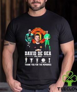 David De Gea 2011 2023 Thank You For The Memories Shirt