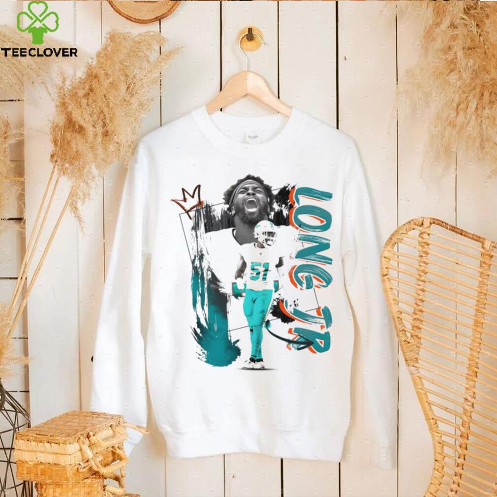 David Long Jr. number 51 Miami Dolphins football player pose poster shirt David Long Jr. number 51 Miami Dolphins football player pose poster shirt