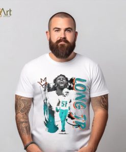 David Long Jr. number 51 Miami Dolphins football player pose poster shirt 2 David Long Jr. number 51 Miami Dolphins football player pose poster shirt