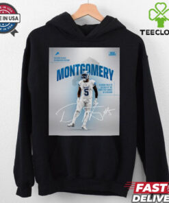 David Montgomery Detroit Lions NFL To Rush For A TD In Each Of The First Five Games Of A Season Signature Poster t shirt