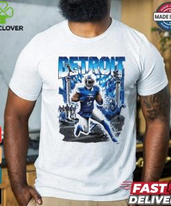 David Montgomery Detroit Lions football graphic shirt