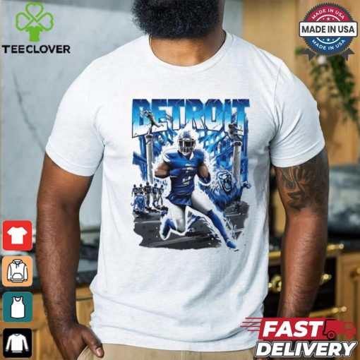 David Montgomery Detroit Lions football graphic shirt
