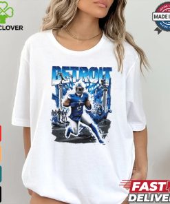 David Montgomery Detroit Lions football graphic shirt