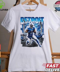 David Montgomery Detroit Lions football graphic shirt