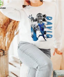 David Montgomery number 5 Detroit Lions football player pose gift shirt