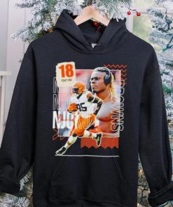 David Njoku 18 running back football player hoodie, sweater, longsleeve, shirt v-neck, t-shirt