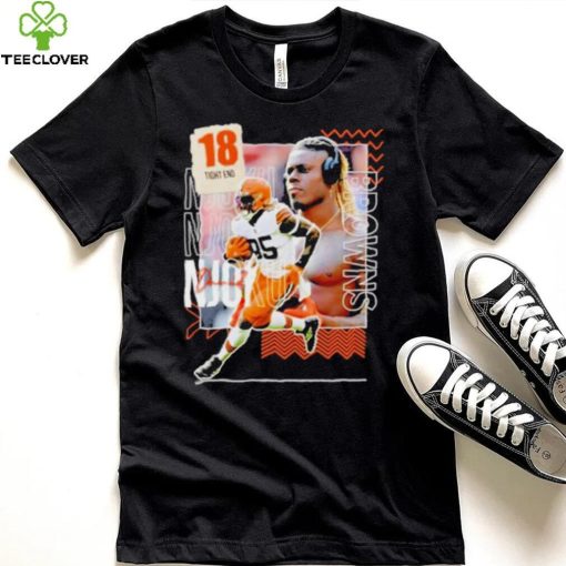 David Njoku 18 running back football player hoodie, sweater, longsleeve, shirt v-neck, t-shirt