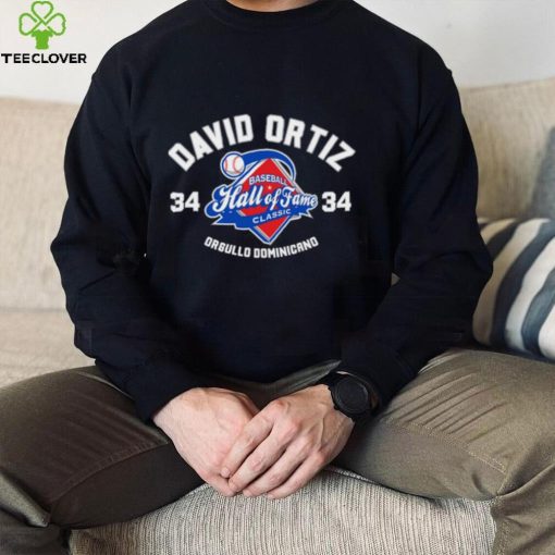 David Ortiz 34 Baseball Hall Of Fame 2022 Shirt