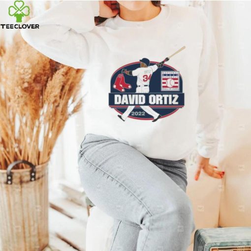 David Ortiz Boston Red Sox Baseball Hall of Fame 2022 Induction Shirt