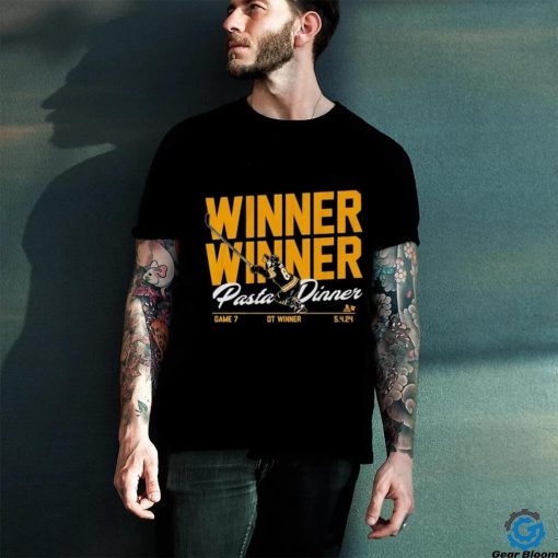 David Pastrnak Winner Winner Pasta Dinner Shirt