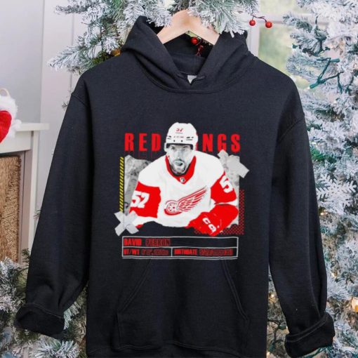 David Perron number 57 Detroit Red Wings ice hockey player pose paper gift hoodie, sweater, longsleeve, shirt v-neck, t-shirt